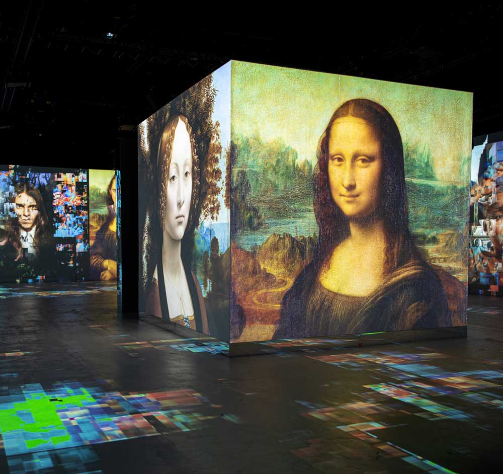 Ground Support for Genius Da Vinci Exhibition