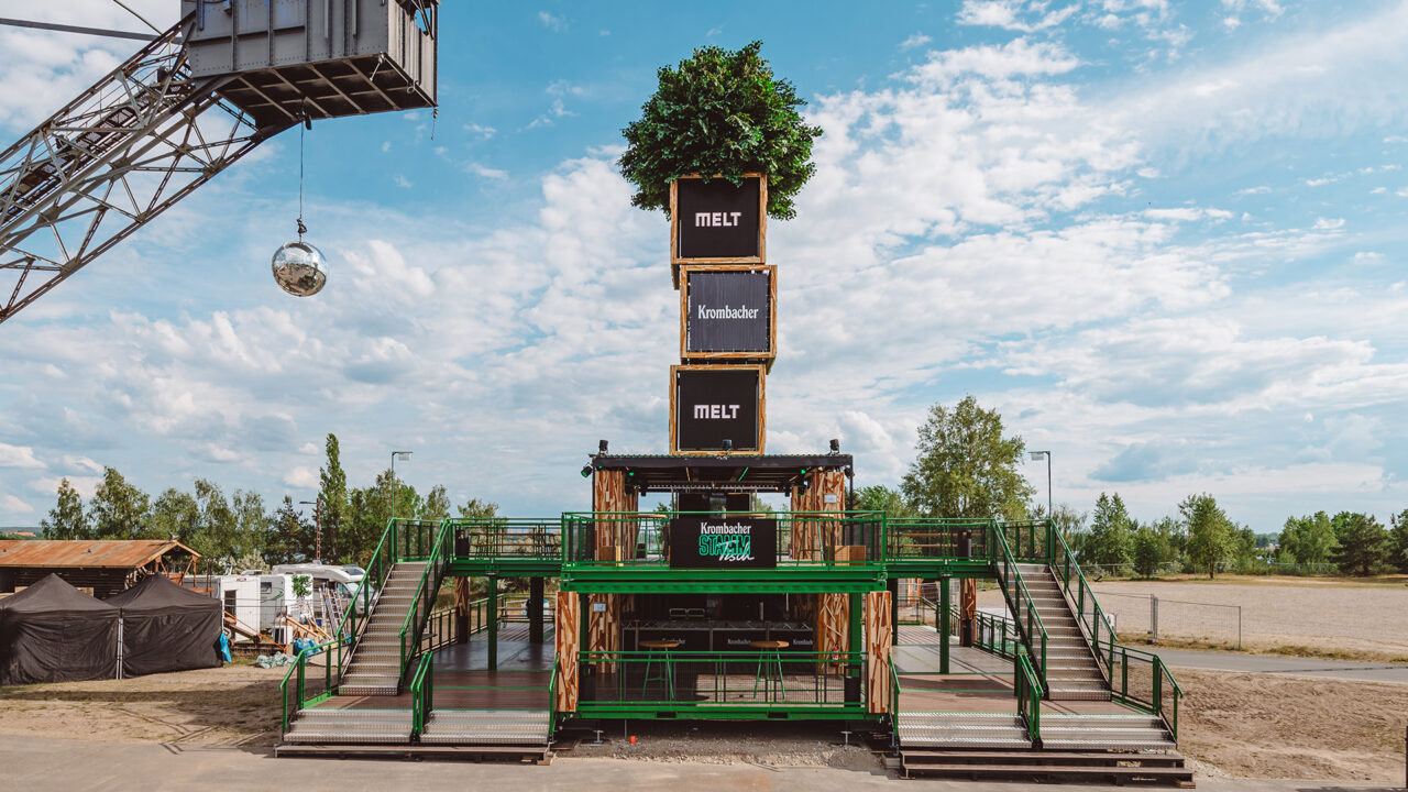 Krombacher STAMM-Tisch Ferropolis + Wacken