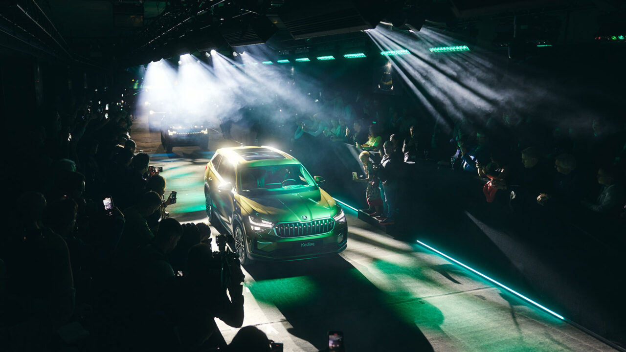 A double world premiere: New Škoda Kodiaq presented in Berlin underground tunnel