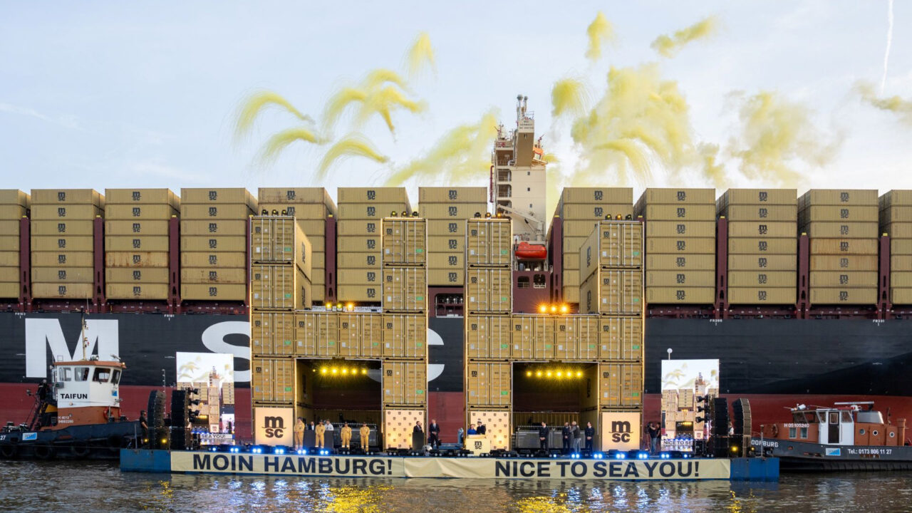 MSC Yellow Festival im Hamburger Hafen